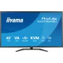 IIYAMA ProLite X4373UHSU-B2 43 colių LED 4K Ultra HD monitorius, 3840×2160, VA skydelis, 3 ms, 450 cd/m², USB 3.2 šakotuvas, garsiakalbiai, VESA, juodas
