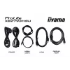 IIYAMA ProLite X4373UHSU-B2 43 colių LED 4K Ultra HD monitorius, 3840×2160, VA skydelis, 3 ms, 450 cd/m², USB 3.2 šakotuvas, garsiakalbiai, VESA, juodas