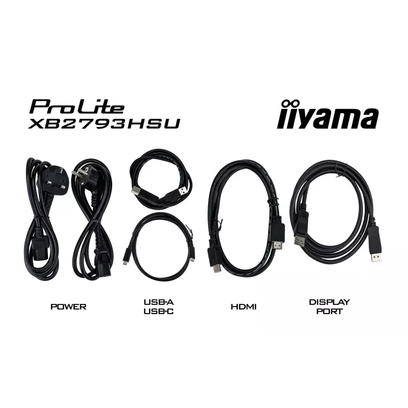 IIYAMA ProLite X4373UHSU-B2 43 colių LED 4K Ultra HD monitorius, 3840×2160, VA skydelis, 3 ms, 450 cd/m², USB 3.2 šakotuvas, garsiakalbiai, VESA, juodas