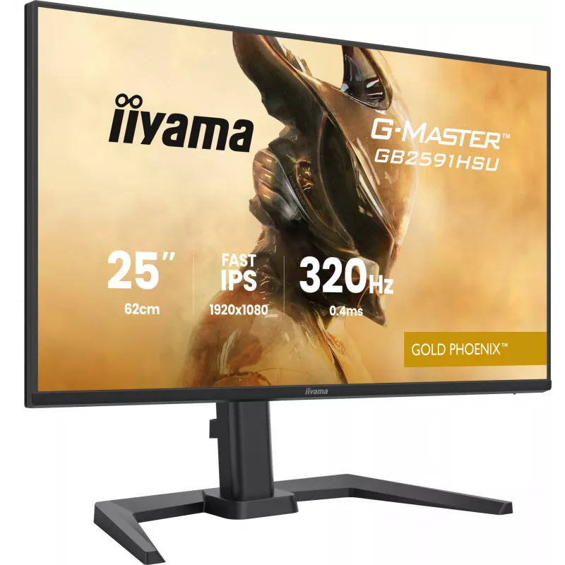 Žaidimų monitorius IIYAMA G-Master GB2591HSU-B1 24,5 colio (68,6 cm) Full HD — HDMI/DisplayPort/USB, juodas