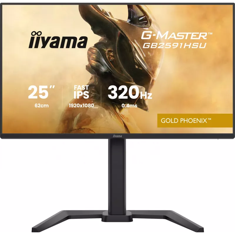 Žaidimų monitorius IIYAMA G-Master GB2591HSU-B1 24,5 colio (68,6 cm) Full HD — HDMI/DisplayPort/USB, juodas