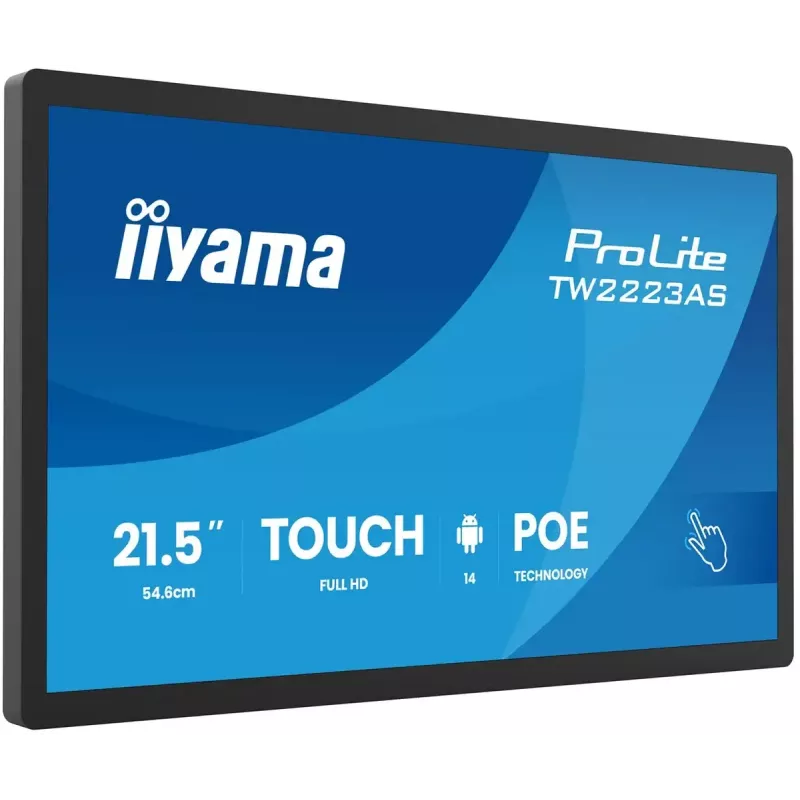 Monitorius IIYAMA TW2223AS-B3P 21,5 colio (55,0 cm) M-Touch USB-C Android 16:9