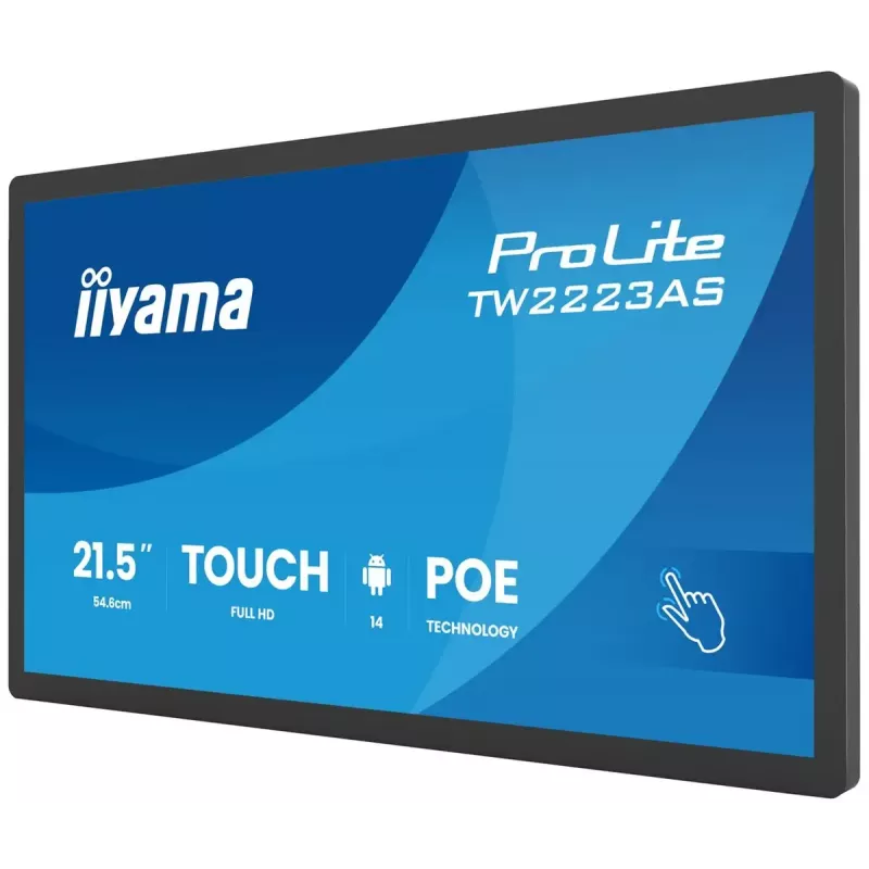 Monitorius IIYAMA TW2223AS-B3P 21,5 colio (55,0 cm) M-Touch USB-C Android 16:9