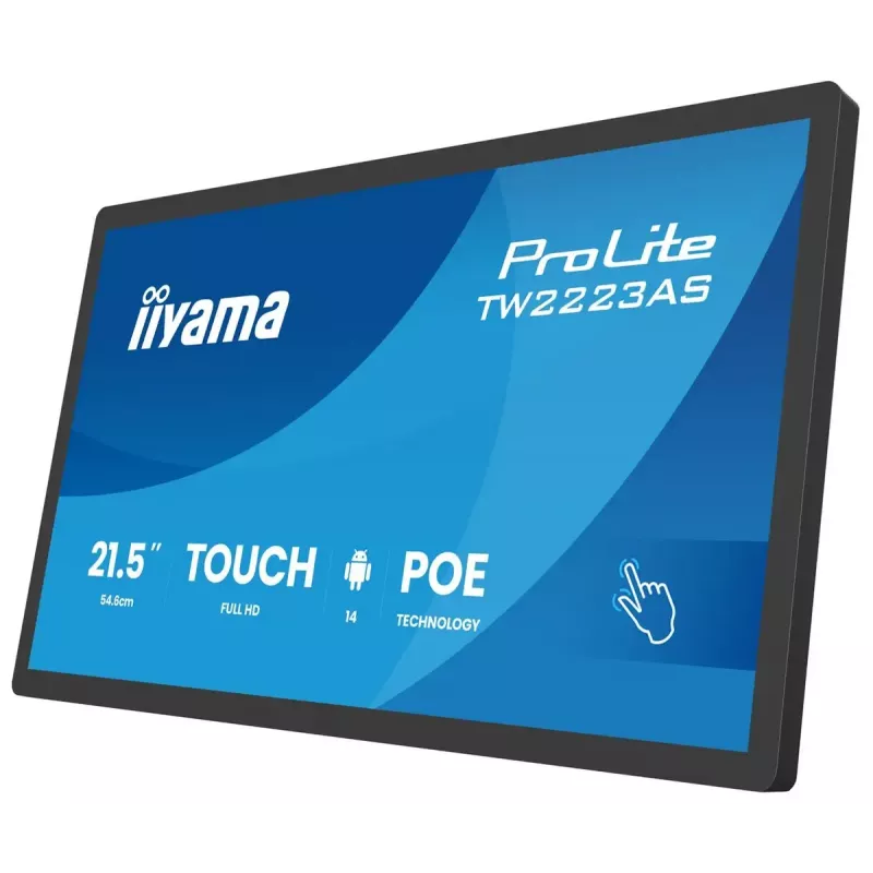 Monitorius IIYAMA TW2223AS-B3P 21,5 colio (55,0 cm) M-Touch USB-C Android 16:9