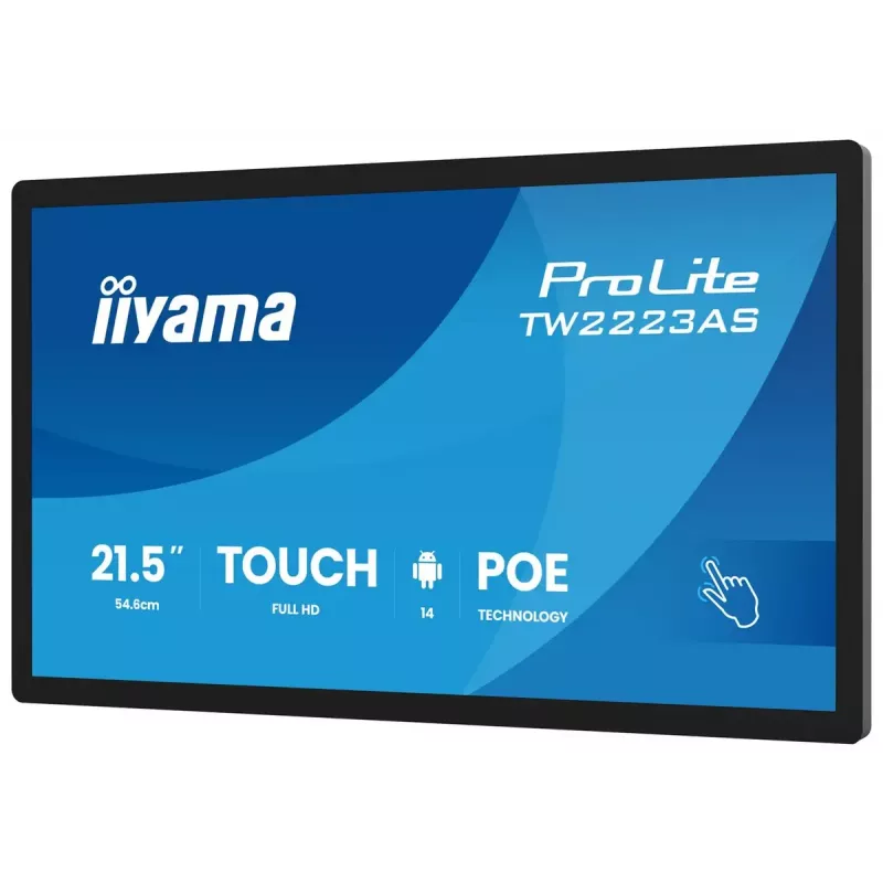 Monitorius IIYAMA TW2223AS-B3P 21,5 colio (55,0 cm) M-Touch USB-C Android 16:9