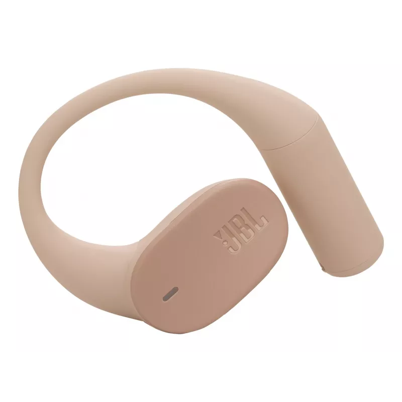 JBL Sense Lite belaidės ausinės su kabliuku, skambučiams ir muzikai, smėlio spalvos
