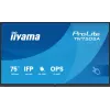 iiyama TN7505A-B1AG interaktyvus ekranas 189,3 cm (74,5 colio) 500 cd/m² 4K Ultra HD juodas su liečiamuoju ekranu