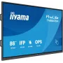 iiyama TN8605A-B1AG interaktyvus plokščias skydelis 2.17 m (85.6 colio) 500 cd/m² 4K Ultra HD juodas liečiamas ekranas