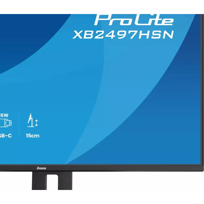 IIYAMA ProLite XB2497HSN-B1 monitor 60,5 cm (23,8 colio) 1920×1080 pikselių Full HD LED juodas