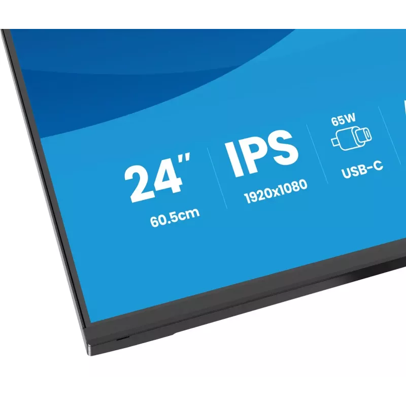 IIYAMA ProLite XB2497HSN-B1 monitor 60,5 cm (23,8 colio) 1920×1080 pikselių Full HD LED juodas