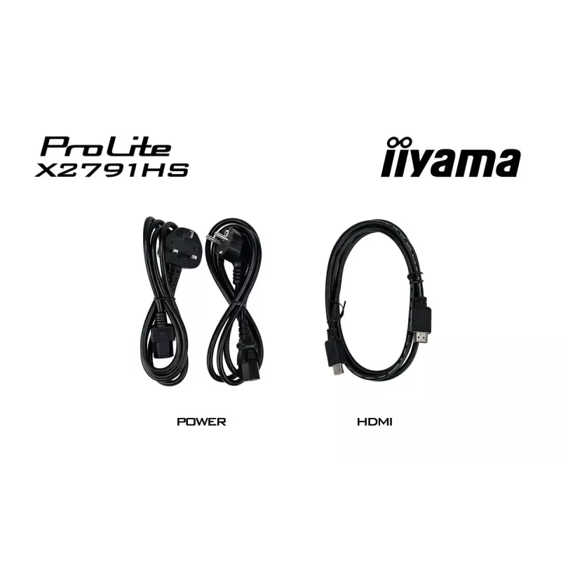 Monitorius IIYAMA ProLite X2791HS-B1 27 colių IPS Full HD 1920x1080 LED matinis, įmontuoti garsiakalbiai, VESA tvirtinimas, juodas