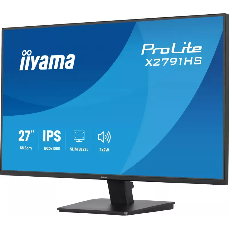 Monitorius IIYAMA ProLite X2791HS-B1 27 colių IPS Full HD 1920x1080 LED matinis, įmontuoti garsiakalbiai, VESA tvirtinimas, juodas