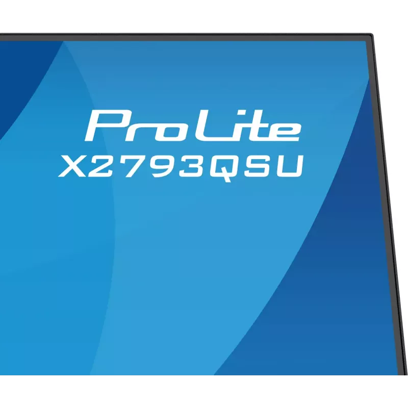 IIYAMA ProLite X2793QSU-B1 27 colių QHD 2560x1440 IPS LED monitorius, 1 ms, USB šakotuvas, garsiakalbiai, VESA