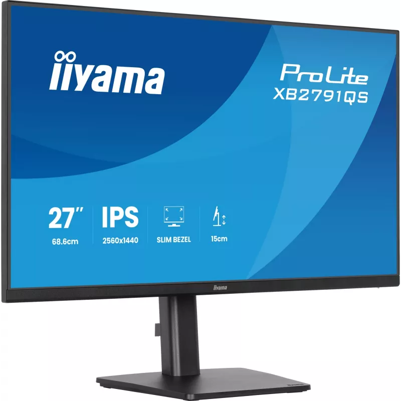 Monitorius IIYAMA ProLite XB2791QS-B1 27 colių (68,6 cm) QHD LED IPS juodas