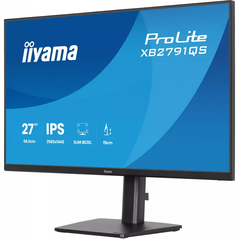 Monitorius IIYAMA ProLite XB2791QS-B1 27 colių (68,6 cm) QHD LED IPS juodas