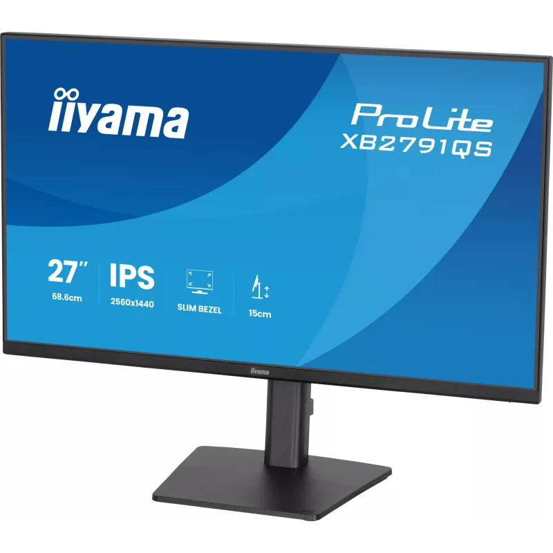 Monitorius IIYAMA ProLite XB2791QS-B1 27 colių (68,6 cm) QHD LED IPS juodas