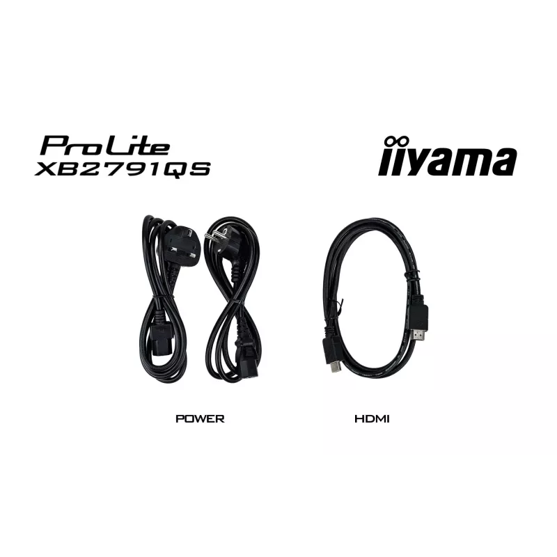 Monitorius IIYAMA ProLite XB2791QS-B1 27 colių (68,6 cm) QHD LED IPS juodas