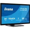 iiyama ProLite T2438MSC-B2 kompiuterio monitorius 60,5 cm (23,8 colio) 1920 x 1080 pikselių Full HD LED jutiklinis ekranas juodas