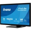 iiyama ProLite T2438MSC-B2 kompiuterio monitorius 60,5 cm (23,8 colio) 1920 x 1080 pikselių Full HD LED jutiklinis ekranas juodas