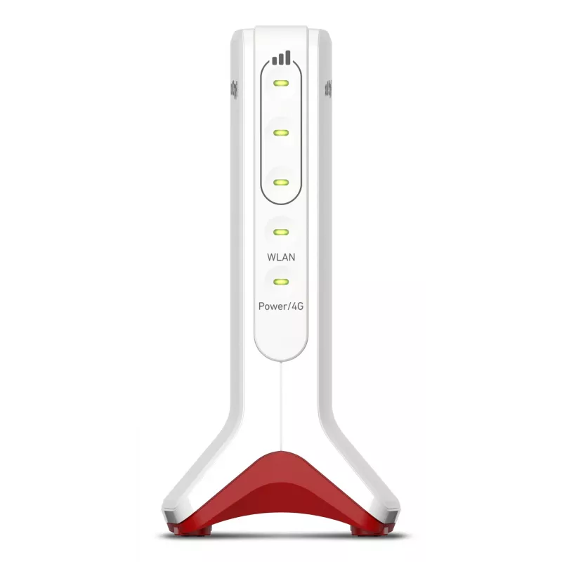 Belaidis maršrutizatorius FRITZ!Box 6825 4G, Gigabit Ethernet, viena juosta (2,4 GHz), balta
