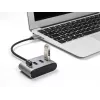 DeLOCK 63190 USB 3.2 Gen 1 šakotuvas 4× USB-A, 5000 Mbit/s, juodas