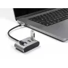 DeLOCK 63223 USB 3.2 Gen 1 Type-C šakotuvas 5000 Mbit/s juodas