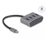 DeLOCK 63223 USB 3.2 Gen 1 Type-C šakotuvas 5000 Mbit/s juodas