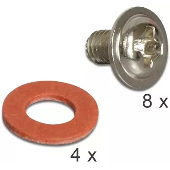 DeLOCK 18205 montavimo rėmelis 2,5 colio į 3,5 colio, metalinis juodas