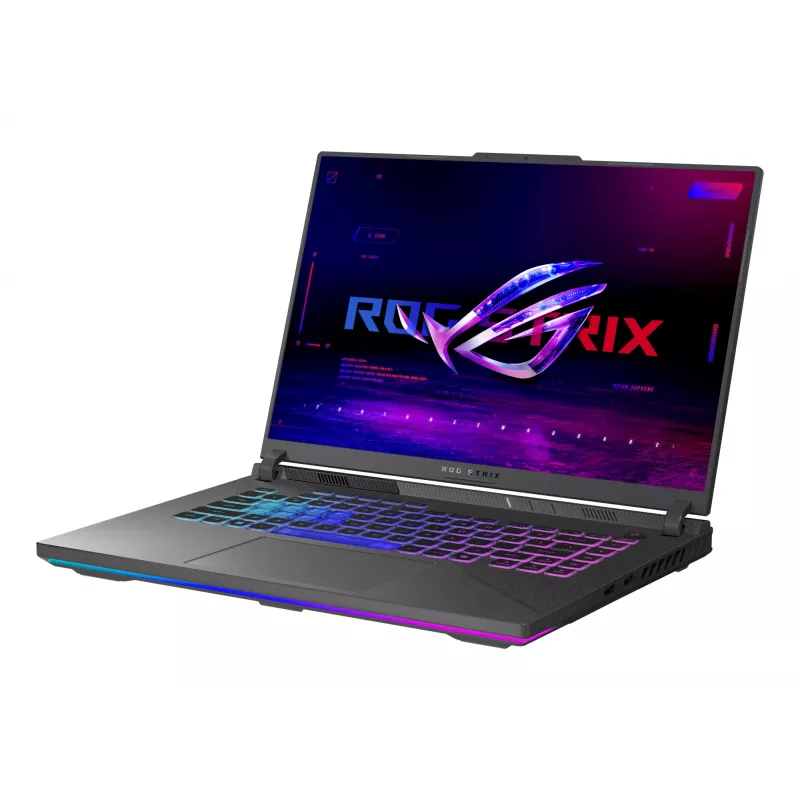 Nešiojamas kompiuteris ASUS ROG Strix G16 G614PR-RV081W, AMD Ryzen™ 9 8940HX, 40,6 cm (16 inch) WUXGA, 32 GB DDR5, 1 TB SSD, NVIDIA GeForce RTX 5070 Ti, Wi-Fi 6E, Windows 11 Home, juoda, pilka