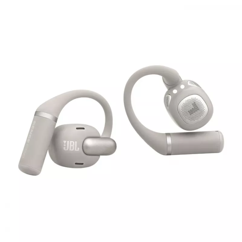 Ausinės JBL Sense Pro TWS užkabinamos ant ausies, skirtos skambučiams ir muzikai, 20–40000 Hz, USB‑C įkrovimo stovas, Pilka, 95,2 g