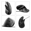 Equip 245119 vertikali ergonominė pelė, dešinei rankai, USB Type-A + USB Type-C, optinė, 7200 DPI