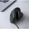 Equip 245119 vertikali ergonominė pelė, dešinei rankai, USB Type-A + USB Type-C, optinė, 7200 DPI