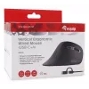 Equip 245119 vertikali ergonominė pelė, dešinei rankai, USB Type-A + USB Type-C, optinė, 7200 DPI