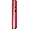 Sulankstomas telefonas Doro Leva E30, 2,8 colio (7,11 cm) 320x240, viena SIM, 0,3 MP kamera, 1150 mAh, IP55, raudonai baltas