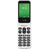 Sulankstomas telefonas Doro Leva E30, 2,8 colio (7,11 cm) 320x240, viena SIM, 0,3 MP kamera, 1150 mAh, IP55, raudonai baltas