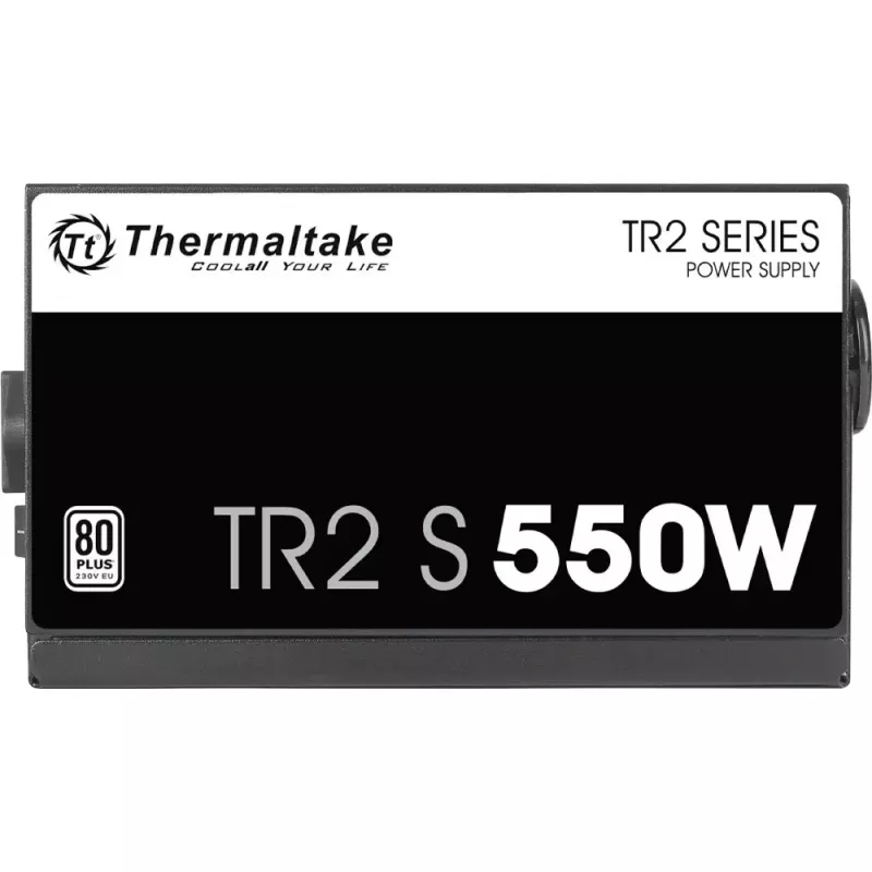Maitinimo blokas THERMALTAKE TR2 S 550W, ATX, 20+4 pin, 80 PLUS, 120 mm ventiliatorius, juodas