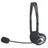 Manhattan Stereo On-Ear ausinės su mikrofonu (3,5 mm), lankstus mikrofonas, garsumo valdymas, putplasčio pagalvėlės, 2x 3,5 mm stereo lizdas, 2 m laidas, juodos, trejų metų garantija