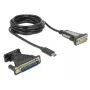 Serijinis kabelis DeLOCK 62904 Juodas 1,8 m DB-9