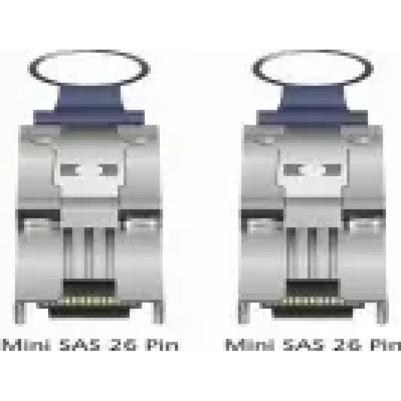 Mini SAS 26pin laidas DeLOCK 83061 1m Juodas