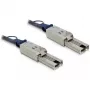 Mini SAS 26pin laidas DeLOCK 83061 1m Juodas