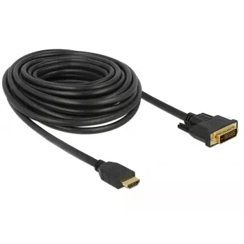 DeLOCK 85657 HDMI į DVI laidas 10 m juodas