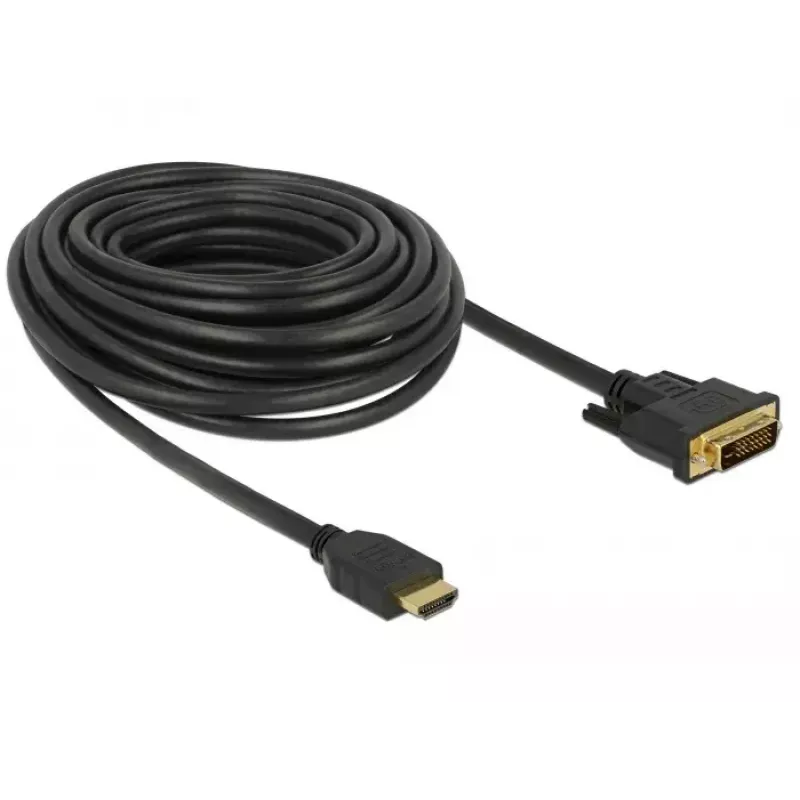 DeLOCK 85657 HDMI į DVI laidas 10 m juodas