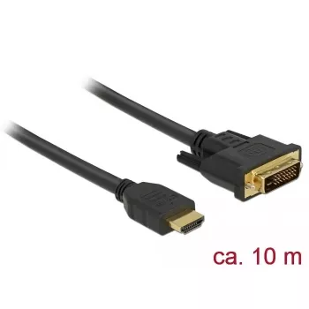 DeLOCK 85657 HDMI į DVI laidas 10 m juodas