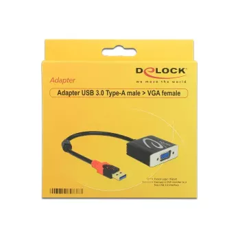 VGA adapteris USB-A prievadui DeLOCK 62738