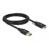 USB laidas DeLOCK 84019 2m USB 3.2 Gen 1 USB-A USB-C juodas