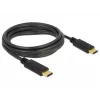 USB laidas DeLOCK 83867 USB 2.0 3 m USB C juodas