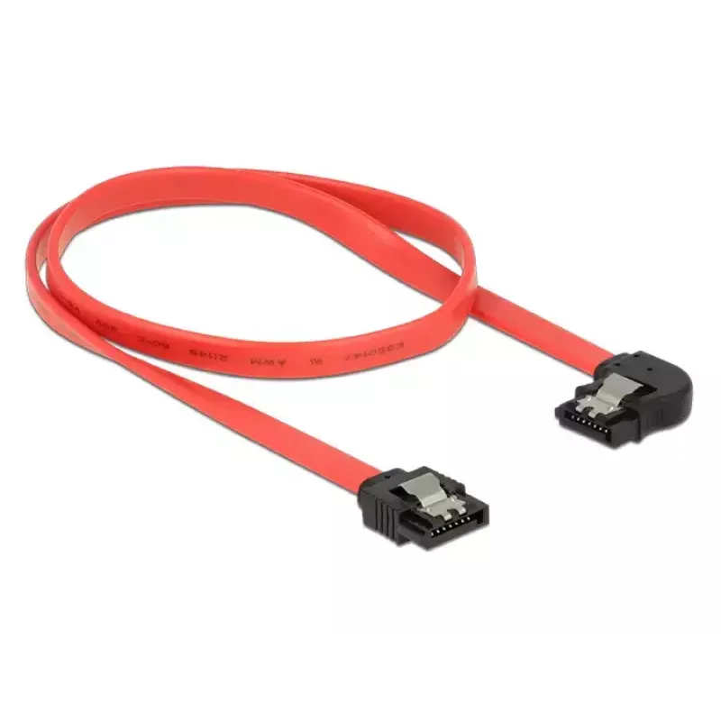 SATA kabelis DeLOCK 83964 0,5 m Juodas Raudonas