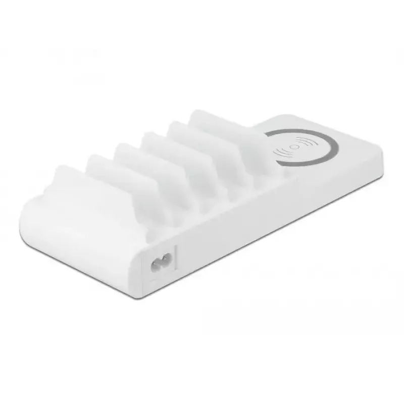 Įkrovimo stotelė DeLOCK USB ir belaidžiu būdu 2 x USB Type-C PD + 3 x USB Type-A, 110 W