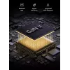 Ugreen Nexode Pro 160W GaN įkroviklis su USB-C laidu, juodas/pilkas, greitasis įkrovimas patalpoms