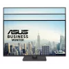 ASUS BE27AQ 27 colių IPS LCD monitorius, 2560 x 1440 WQHD, 5 ms, USB 3.2 šakotuvas, reguliuojamas aukštis, VESA, įmontuoti garsiakalbiai, juodas